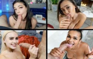  Emma Hix, Natalia Nix, Madi Laine, Dakota Knigh - Straight Into Their Mouths